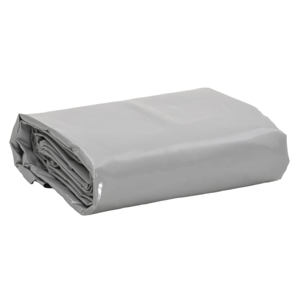 vidaXL Prelată, gri, 4x7 m, 650 g/m²