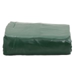 vidaXL Prelată, verde, 3x5 m, 650 g/m²