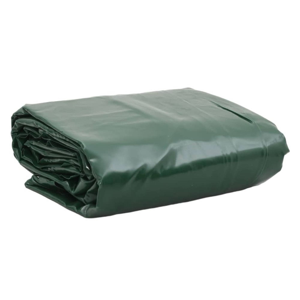 vidaXL Prelată, verde, 4x6 m, 650 g/m²