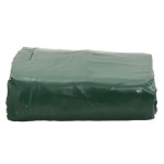 vidaXL Prelată, verde, 5x6 m, 650 g/m²