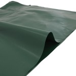 vidaXL Prelată, verde, 5x6 m, 650 g/m²