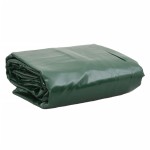 vidaXL Prelată, verde, 5x7 m, 650 g/m²