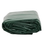 vidaXL Prelată, verde, 5x8 m, 650 g/m²