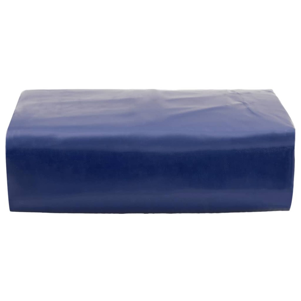 vidaXL Prelată, albastru, 5x7 m, 650 g/m²