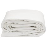 vidaXL Prelată, alb, 2x3 m, 650 g/m²