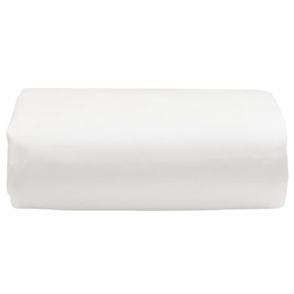 vidaXL Prelată, alb, 3x3 m, 650 g/m²