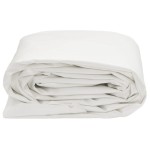 vidaXL Prelată, alb, 3x5 m, 650 g/m²