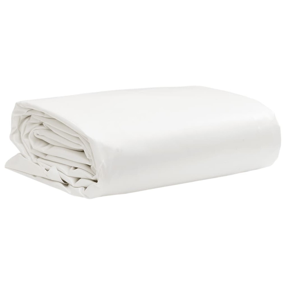vidaXL Prelată, alb, 4x6 m, 650 g/m²