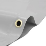 vidaXL Prelată, gri, Ø 2,8 m, 650 g/m²