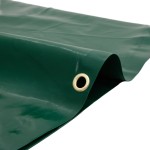 vidaXL Prelată, verde, Ø 2,6 m, 650 g/m²