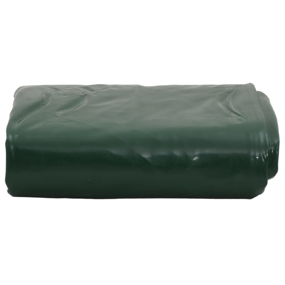 vidaXL Prelată, verde, Ø 2,8 m, 650 g/m²