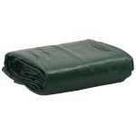 vidaXL Prelată, verde, Ø 2,8 m, 650 g/m²