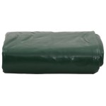 vidaXL Prelată, verde, Ø 3 m, 650 g/m²