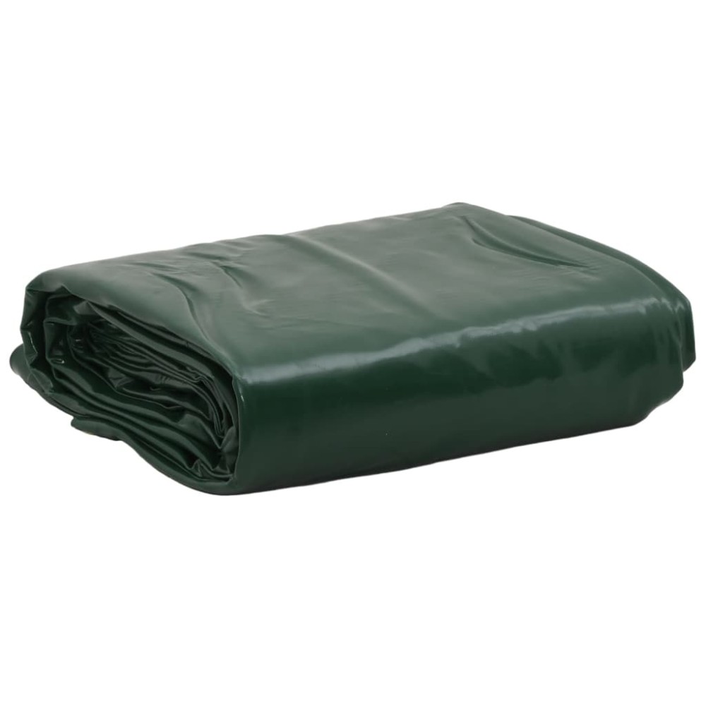 vidaXL Prelată, verde, Ø 3 m, 650 g/m²