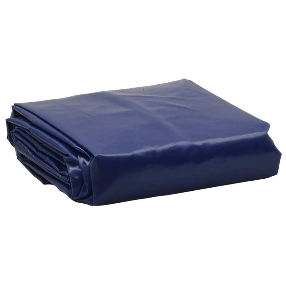 vidaXL Prelată, albastru, Ø 2,6 m, 650 g/m²