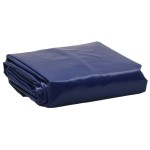 vidaXL Prelată, albastru, Ø 2,6 m, 650 g/m²