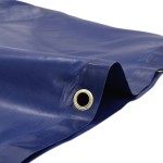 vidaXL Prelată, albastru, Ø 2,8 m, 650 g/m²