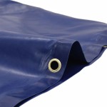 vidaXL Prelată, albastru, Ø 4 m, 650 g/m²