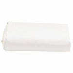 vidaXL Prelată, alb, Ø 2,4 m, 650 g/m²