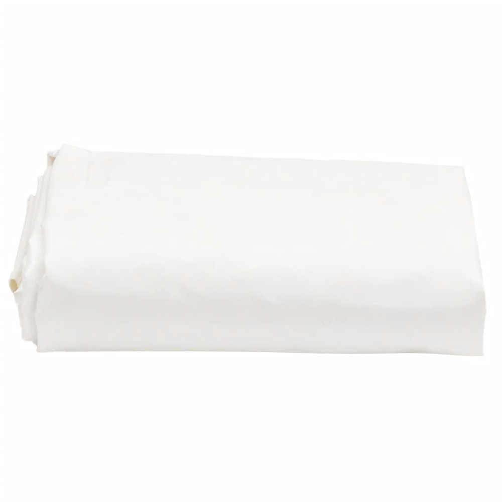 vidaXL Prelată, alb, Ø 2,8 m, 650 g/m²