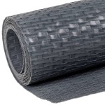 vidaXL Paravan pentru balcon, antracit, 300x80 cm, poliratan