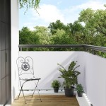 vidaXL Paravan Balcon Alb 1000x80 cm Poly Rattan vidaXL Paravan Balcon Alb 1000x80 cm Poly Rattan
