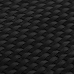 vidaXL Paravan pentru balcon, negru, 400x90 cm, poliratan