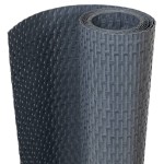 vidaXL Paravane pentru balcon, 5 buc., antracit, 255x19 cm, poliratan vidaXL Paravane pentru balcon, 5 buc., antracit, 255x19 cm, poliratan