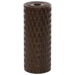 vidaXL Paravan pentru balcon 5 buc. maro și negru 255x19 cm poliratan vidaXL Paravan pentru balcon 5 buc. maro și negru 255x19 cm poliratan