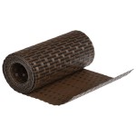 vidaXL Paravan pentru balcon 5 buc. maro și negru 255x19 cm poliratan vidaXL Paravan pentru balcon 5 buc. maro și negru 255x19 cm poliratan