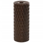 vidaXL Paravan pentru balcon 10 buc. maro și negru 255x19 cm poliratan vidaXL Paravan pentru balcon 10 buc. maro și negru 255x19 cm poliratan
