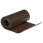 vidaXL Paravan pentru balcon 10 buc. maro și negru 255x19 cm poliratan vidaXL Paravan pentru balcon 10 buc. maro și negru 255x19 cm poliratan