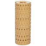 vidaXL Paravane pentru balcon 5 buc. maro deschis 255x19 cm poliratan vidaXL Paravane pentru balcon 5 buc. maro deschis 255x19 cm poliratan