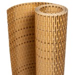 vidaXL Paravan pentru balcon 10 buc. maro deschis 255x19 cm poliratan vidaXL Paravan pentru balcon 10 buc. maro deschis 255x19 cm poliratan