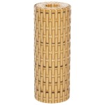 vidaXL Paravan pentru balcon 10 buc. maro deschis 255x19 cm poliratan vidaXL Paravan pentru balcon 10 buc. maro deschis 255x19 cm poliratan