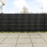 vidaXL Paravane pentru balcon, 5 buc., negru, 255x19 cm, poliratan vidaXL Paravane pentru balcon, 5 buc., negru, 255x19 cm, poliratan