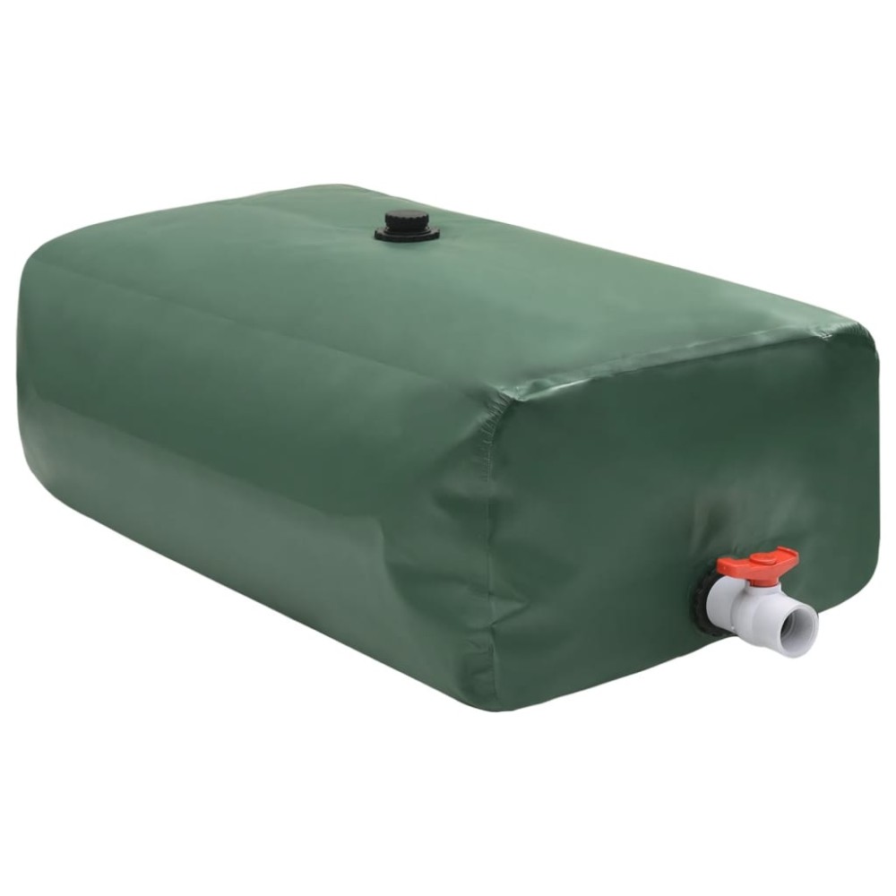 vidaXL Rezervor de apă cu robinet, pliabil, 100 L, PVC