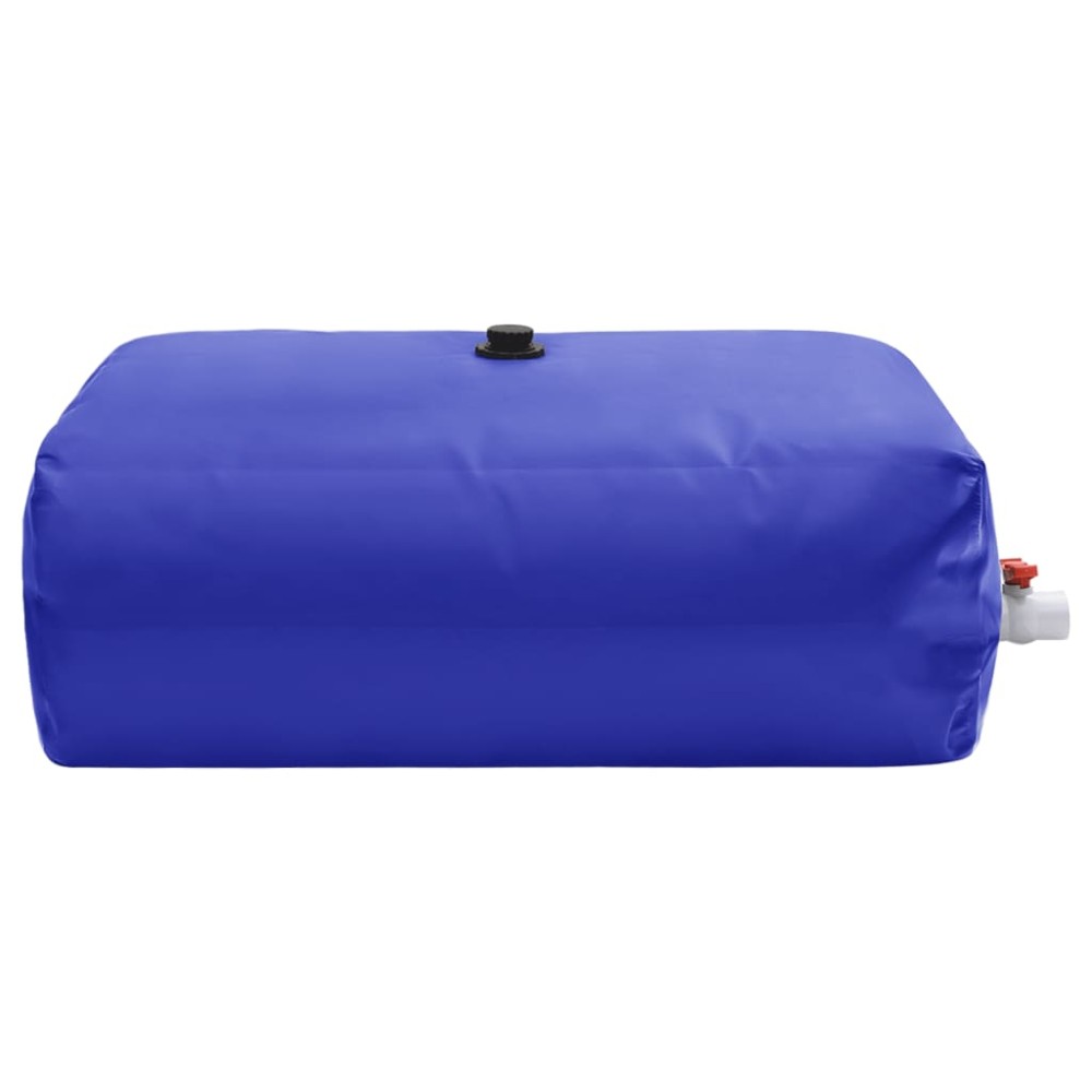 vidaXL Rezervor de apă cu robinet, pliabil, 1500 L, PVC