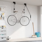 vidaXL Palan pentru biciclete cu suport pe tavan, 57 kg vidaXL Palan pentru biciclete cu suport pe tavan, 57 kg
