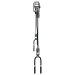 vidaXL Palan pentru biciclete cu suport pe tavan, 57 kg vidaXL Palan pentru biciclete cu suport pe tavan, 57 kg