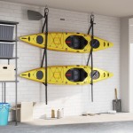 vidaXL Curele depozitare duble de caiac, cu cleme pentru vâsle, 50 kg vidaXL Curele depozitare duble de caiac, cu cleme pentru vâsle, 50 kg