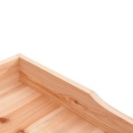 vidaXL Masă de plante cu raft, maro, 78x38x82,5 cm, lemn masiv de brad vidaXL Masă de plante cu raft, maro, 78x38x82,5 cm, lemn masiv de brad