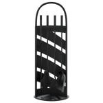 vidaXL Set de unelte pentru șemineu, 5 piese, 23x15x66 cm, oțel