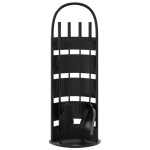 vidaXL Set de unelte pentru șemineu, 5 piese, 23x15x66 cm, oțel vidaXL Set de unelte pentru șemineu, 5 piese, 23x15x66 cm, oțel