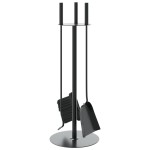 vidaXL Set de unelte pentru șemineu, 4 piese, 22x59 cm, oțel