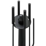 vidaXL Set de unelte pentru șemineu, 5 piese, 18x56 cm, oțel vidaXL Set de unelte pentru șemineu, 5 piese, 18x56 cm, oțel