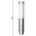 Lampă de exterior din oțel inoxidabil cu senzor de mișcare 2 buc Lampă de exterior din oțel inoxidabil cu senzor de mișcare 2 buc
