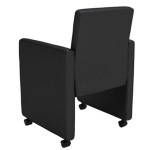 vidaXL Scaune de sufragerie, 6 buc., negru, piele ecologică