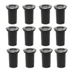 vidaXL Corpuri de iluminat pentru sol, exterior, rotunde, 12 buc. vidaXL Corpuri de iluminat pentru sol, exterior, rotunde, 12 buc.