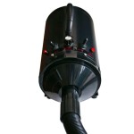 vidaXL Uscător de păr pentru câini cu 3 duze, negru, 2400 W